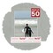 Light Grey Suede Mat Board for 11x14 Frames - Fits 9x12 Photos